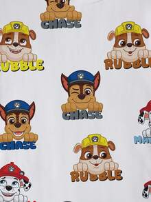 SHEIN | PAW Patrol 男童卡通印花短袖T恤，多件装 - 彩色 - 查看 11