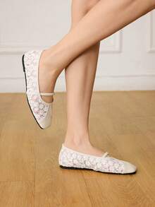 CUCCOO HITCHD Women Flats - Apricot 1 - View 2