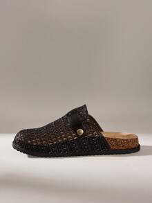 Solecia Giày bệt nữ - màu đen - Xem 4