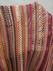 SHEIN CURVE+ Bộ đồ Holiday 2 món dành cho nữ, gồm áo dài tay và quần short kẻ sọc, thiết kế bất đối xứng vai. - Nhiều màu - Xem 9