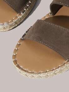 Styleloop Sandal đế bằng nữ, phong cách Boho, cổ điển Mỹ, Bohemian, miền Tây, thích hợp cho lễ hội âm nhạc, tiệc tùng, bãi biển, kỳ nghỉ, Giáng sinh và Ngày Valentine. - Rỉ Nâu - Xem 4