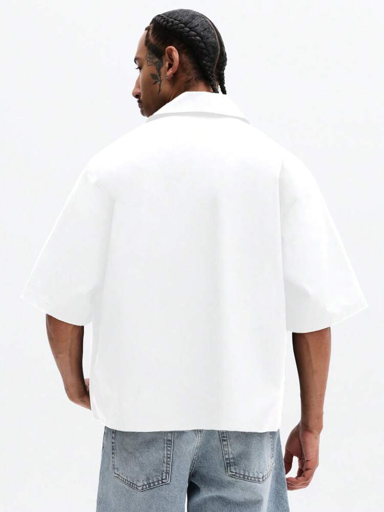 Camisa Social Masculina com Estampa de Número, Manga Curta, Casual de Verão e Primavera, Estilo Vintage de Camisa de Beisebol