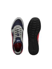 Puma St Miller Men's Casual Athletic Shoes Navy / For All Time Red / Flat Light Grey 401622 03 - Multicolor - View 4