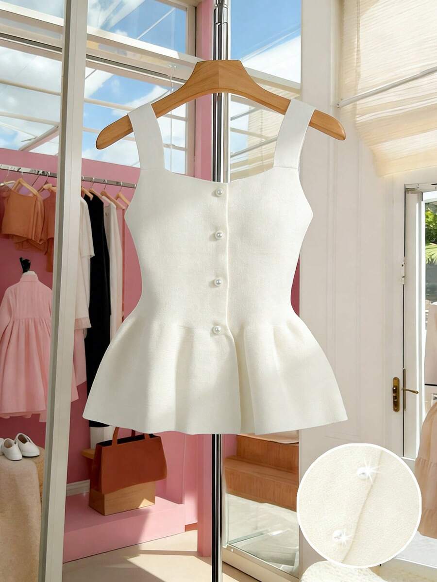 Franclia Women Knit Tops - Apricot - View 1
