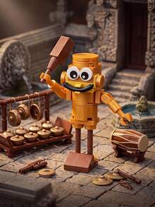 MINKOJA 1 Set Blok Bangunan dengan Makhluk dari "Shan Hai Jing", Dilengkapi Model Detail dalam Berbagai Pose. Kit Rakitan Kreatif Ini Sempurna untuk Keluarga Bermain Game Kreatif di Dalam Ruangan dan Juga Dapat - MultiWarna - View 2