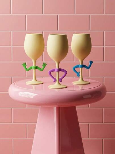 Joivida 6pcs Silicone Hand Shape Wine Glass Markers, Creative Dance Hands Design Wine Charms, Colorful Flexible Reusable Drink Identifiers For Stemmed Wine Glasses Champagne Flutes Cocktail Cups, Anti-Lost Cup Labels Perfect For Home Bar Party Wedding Birthday Holiday Cocktail Night Dinner Party Festival Celebration, Prevent Taking Wrong Drinks Great For Home Kitchen Bar Decor, Gift Box Packaging Ideal Gifts For Wine Lovers Party Hostesses (Pink Red Orange Purple Blue Green)