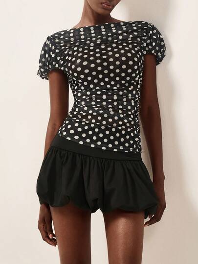 Briarwyn 女士时尚豹纹衬衫，夏季