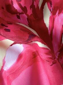 Swim Mod 女士印花露背贝壳钩边比基尼套装，春夏款 - 彩色 - 查看 6