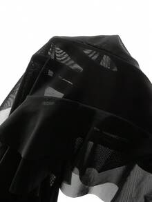 SHEIN ICON Quần ống loe dáng ôm eo thấp kiểu phương Tây dành cho nữ, phong cách Y2K Thu/Đông - màu đen - Xem 8