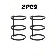 2 piezas de anillos sueltos de metal para encuadernación de hojas sueltas, círculos de calendario para clips de cuaderno, álbum, scrapbook, accesorios lindos - Multicolor - Ver 8