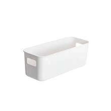 White ABS Plastic Storage Box Set - Stackable & Versatile, Ideal For Organizing Essentials In Home, Dorm, School & Office. Multifunctional Organizer, Drawer-Type Desktop Cosmetic Storage Combo, Clear Plastic Drawer Organizer, Transparent Vanity Organizer - Multicolor - View 5