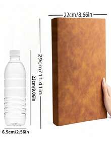 A4 Notebook Inside Horizontal Line Book, Postgraduate Entrance Exam Large Code Notepad, Imitation Leather Soft Book Diary, 200 Pages Of Business Office Study Notebook - Multicolor - View 17
