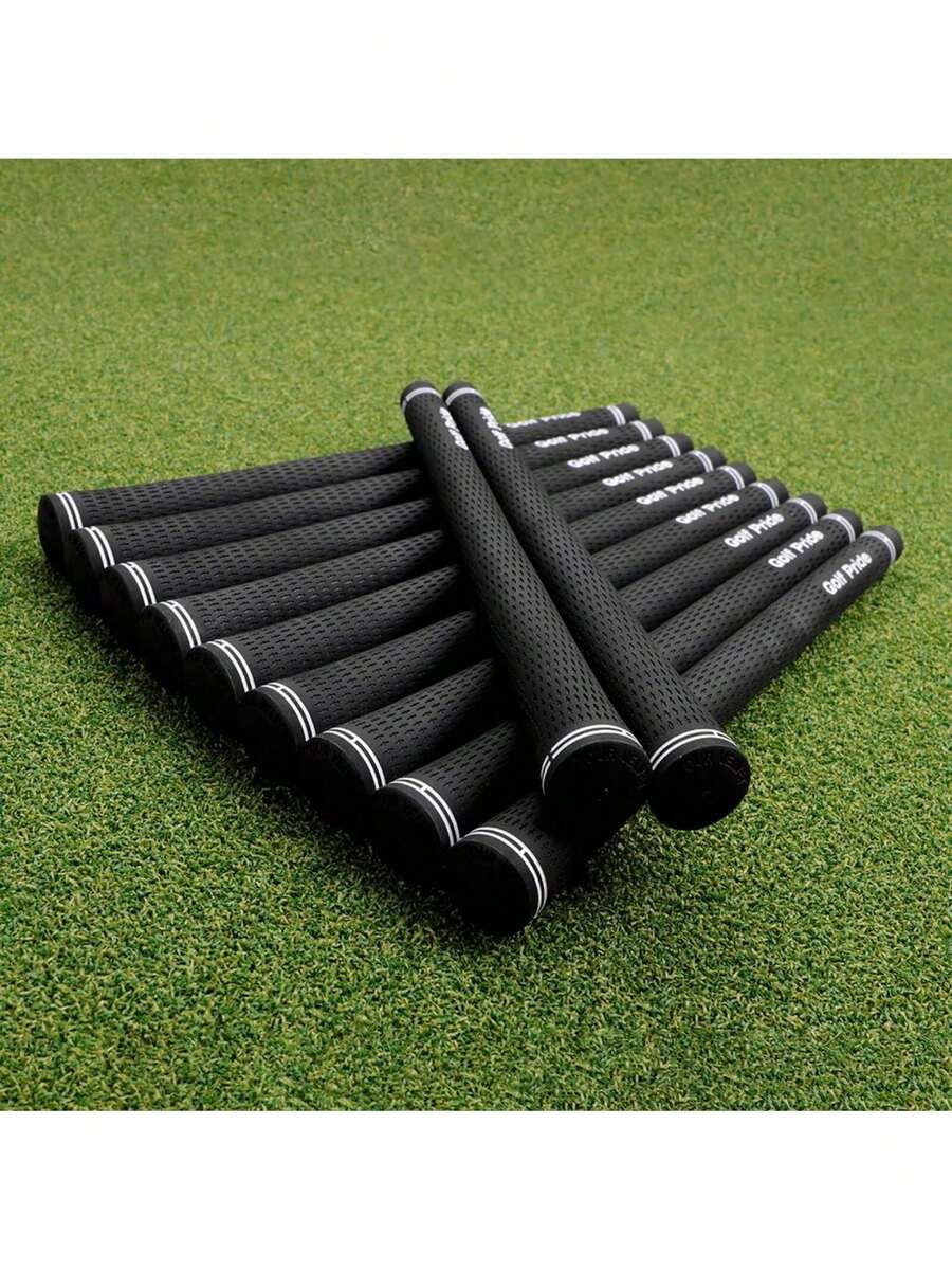 Natural Rubber Golf Grips – Universal Fit For Irons & Hybrids. Durable, Non-Slip, Unisex Design - Multicolor - View 1