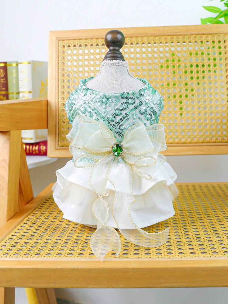 mint green dog dress Fashion Simple Mint Green Pet Dog Clothes Fine... From Haven1, Rs.768.75