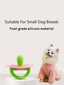 1 pieza Juguete de masticar de silicona para perros - Palo de masticado duradero, adecuado para perros pequeños, juguete de dentición para cachorros, accesorio de juego interactivo para mascotas. Chupete adecuado para mascotas pequeñas. No apto para mascotas grandes. Por favor, haga el pedido con cuidado. - Multicolor - Ver 5