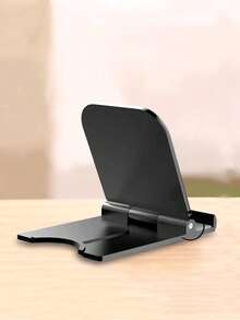 1 Foldable, Compact, Multi-Angle Adjustable Rotating Slouchy Desktop Stand, Universal Phone And Tablet Holder - Multicolor - View 6