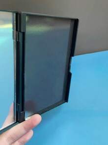 DIY 眼影收纳盒，带磁性隔层，自由组合空盘，原装化妆盒带镜子，一个盒子（不含小磁性盘）。 - 黑色 - 查看 5