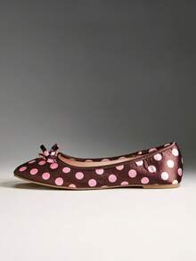 Solezae Women's Casual Elegant Comfortable Satin Ballet Flats - Multicolor - View 9
