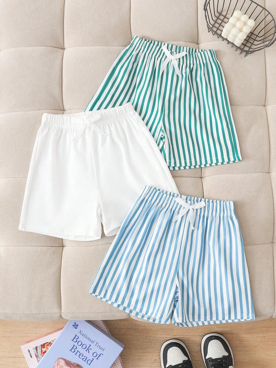 Young Boys Striped Casual Shorts Summer Clothes For Boys - Multicolor - View 1