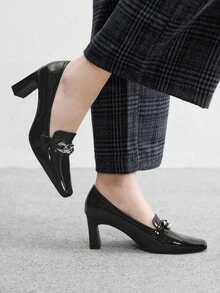 CUCCOO BIZCHIC 女士百搭时尚高跟鞋，适合日常穿着 - 黑色 - 查看 4