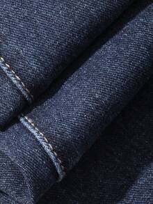 DAZY Jeans acampanados de algodón azul lavado para mujer, estilo casual para primavera y verano Y2K - Azul - Ver 7