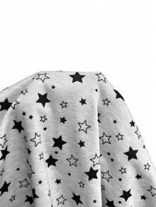 Hot-Selling Style, American Retro Street English Star-Printed Women's Zipper Hooded Sweatshirt, Suitable For Daily Shopping, Dating And Commuting, Fashionable And Warm For Autumn And Winter. - Multicolor - View 7