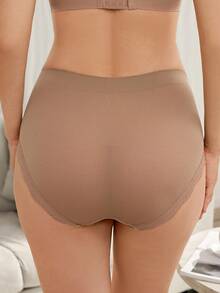 BloomMama Bộ 3 chiếc quần lót bầu không đường may, cạp cao, viền ren. - Nhiều màu - Xem 2