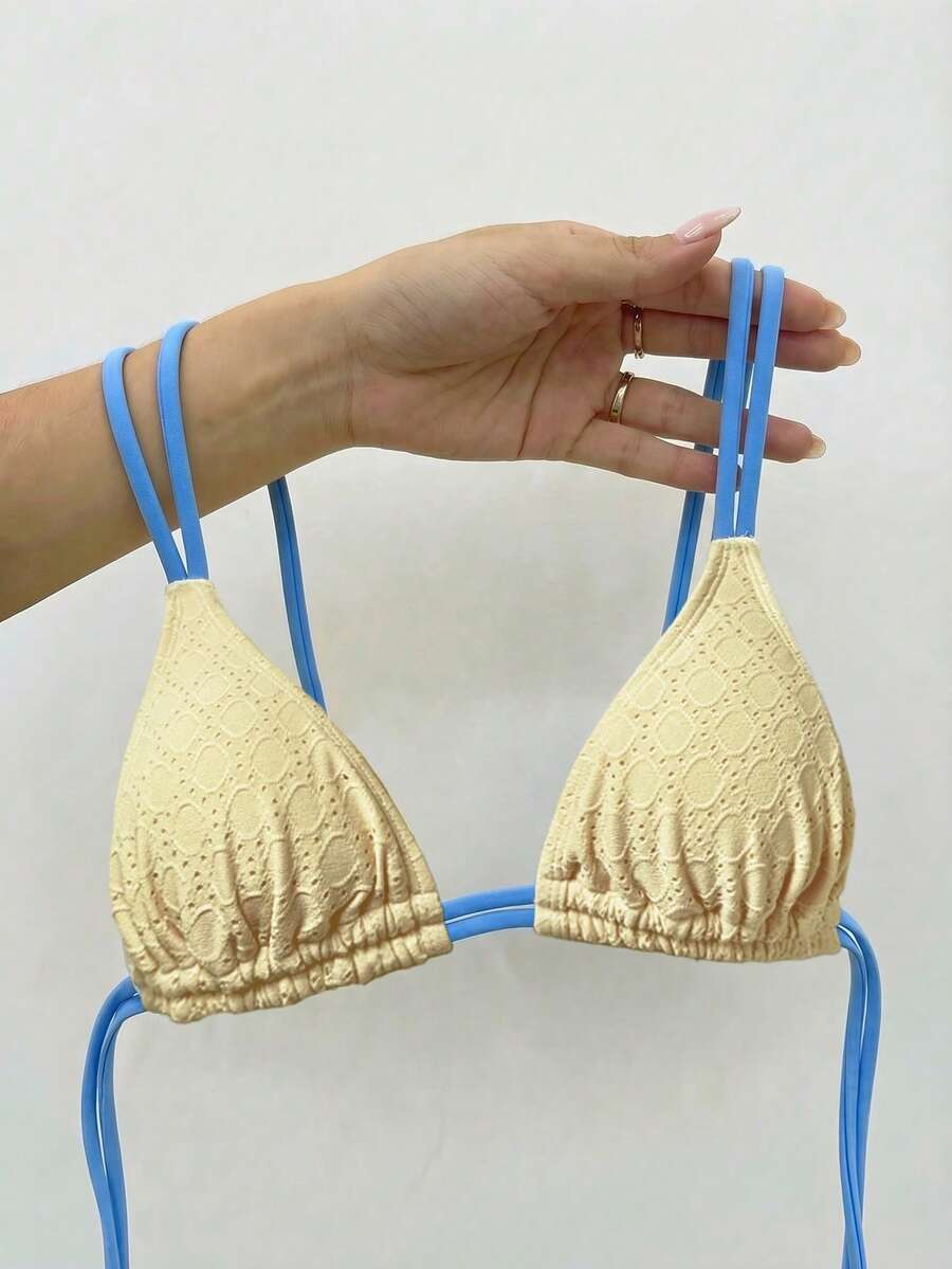 Costavie Áo bơi nữ thanh lịch dành cho kỳ nghỉ, kiểu cổ yếm không gọng. - Màu vàng - Xem 1