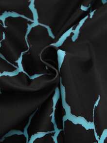Manfinity Swimmode Men's Allover Print Beach Swim Trunks - Black - View 7