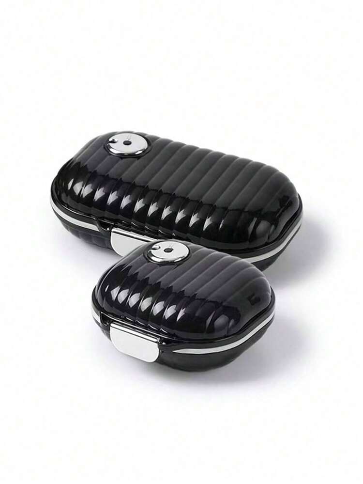 1/2PCS Portable Weekly Pill Organizer Travel Medicine Case 7 Day Compartment Removable Lid Sealed Moisture Proof Vitamin Storage Box For Daily Supplement Organizer - Multicolor - View 6