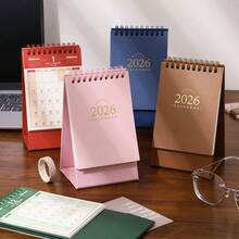 This 2026 Desktop Calendar Is A Simple And High-End Student Planner, Office Memo Calendar, And Also A Christmas Countdown Calendar. It Includes Month Tags, Daily Layouts, And Inspirational Quotes. The One-Way Page Flipping Design Makes It Suitable For Homes, Offices, And Various Office Environments. - Multicolor - View 2