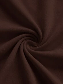 Soleia 95%纯棉不对称肩部女士度假上衣 - 棕色 - 查看 8