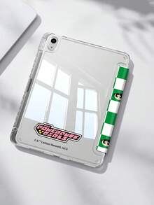 THE POWERPUFF GIRLS X SHEIN 可爱卡通保护套，兼容 iPad (A16) 11 英寸第 11 代（2025 年款）、第 10 代、iPad Pro 2020 11 英寸、第 7/8/9 代、Galaxy Tab S6 Lite 10.4 英寸，高端质感，支持 3+Y 折叠，具备自动唤醒/睡眠功能和内置笔槽，防震时尚。 - 彩色 - 查看 2