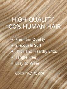 9AM HAIR Butterfly Weft Hair Extensions Human Hair Glueless OVO Pu Hole Genius Hand Tied Invisible DIY Double Weft Hair Extensions Straight 1pc 16 Inches - S10/10/22 - View 7