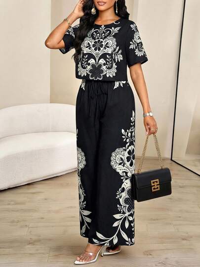 SHEIN Lady 优雅女士套装 女士夏季套装