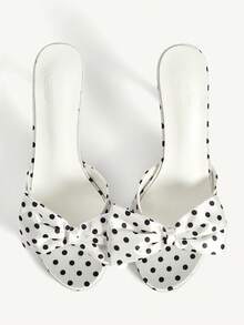 Black and white polka dots