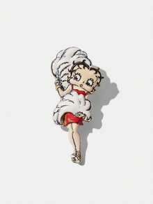 Betty Boop x SHEIN 3 PCS New Creative Cartoon Pattern Brooch Set, IP Joint Design, Lovely Personalized, Simple And Generous, Can Also Be Used As Bags, Wear Accessories, Suitable For All Kinds Of Parties, Concerts, Festivals, Exquisite Gifts - Multicolor - View 7