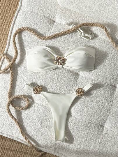 Swim SXY Bộ bikini thời trang mùa hè cỡ lớn mới năm 2026 dành cho nữ, kiểu cổ yếm, họa tiết hoa, gợi cảm, thoải mái, thích hợp cho kỳ nghỉ.