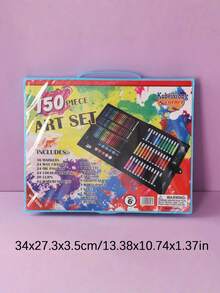 Watercolor Pens, Drawing Tools, Crayons, Stationery Gift Sets, Writing Instruments (Box Color And Pattern Shipped Randomly), Watercolor Pen Sets, Drawing Tool Sets, Colored Pencils, Crayons, Oil Pastels, Colored Paint Blocks, Drawing Boxes, Colored Markers, Complete Paint Sets, Gift Boxes, Creating Colorful Childhood Oil Paintings, Colored Paintings - Multicolor - View 2