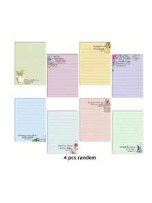 2/4/8PCS Random Style Christian Theme Sticky Notes Set Inspirational Floral Pattern Bible Verse Memo Pad Self Adhesive For Journaling Diary Checklist Schedule Planner - Multicolor - View 10