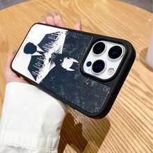 BATMAN X SHEIN Batman This Cartoon Pattern, Two-In-One Phone Case Is Made Of TPU+PC Material, Featuring A Shockproof Matte Texture And Leather Texture, Which Can Prevent Hand Sweating. The Exquisite Heart-Shaped Pattern Effectively Protects Your Apple 14/15 And 16/17 Pro Max Phones. - Multicolor - View 5