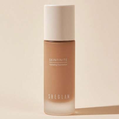 SHEGLAM Skinfinite 保濕粉底液-小麥無瑕露水粉底液保濕遮瑕隱形毛孔遮瑕無毛孔不油膩輕盈柔軟液體粉底液 品牌 美容 化妝 化妝品 適合女性與女孩 完美搭配夏季春季 Y2K 時尚 流行 生日 母親節禮物 假期 派對準備就緒 最佳顏色