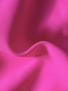 Swim Mod Bộ bikini gợi cảm buộc dây cổ yếm bèo nhún dành cho nữ, thích hợp cho kỳ nghỉ hè ở bãi biển. - Màu Hồng Tươi - Xem 4