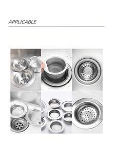 30/100/300/500/1000/1500PCS Easy To Clean Fit All Drains Durable Polyester Mesh Trap Waste Fine Mesh Design Space Saving Disposable Kitchen Sink Strainer Bags For Home Chefs Christmas Kitchen Gift Must Have Kitchen Accessories - Multicolor - View 8