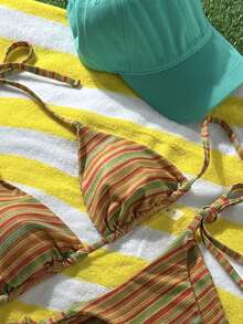 Swim Mod Bikini Seksi Minimalis Gaya Korea Musim Semi/Panas 2026, Cocok untuk Payudara Kecil, Pakaian Renang Modis dan Elegan untuk Wanita - MultiWarna - View 7