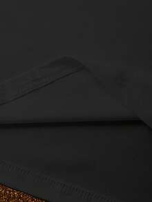 Motivos de sellos de estilo retro con conos de helado en forma de concha y tablas de surf. - Negro - Ver 5