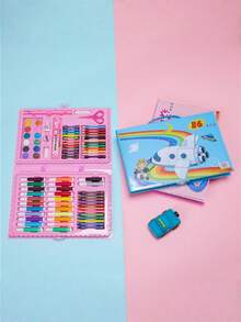 Watercolor Pens, Drawing Tools, Crayons, Stationery Gift Sets, Writing Instruments (Box Color And Pattern Shipped Randomly), Watercolor Pen Sets, Drawing Tool Sets, Colored Pencils, Crayons, Oil Pastels, Colored Paint Blocks, Drawing Boxes, Colored Markers, Complete Paint Sets, Gift Boxes, Creating Colorful Childhood Oil Paintings, Colored Paintings - Multicolor - View 8