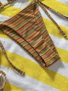 Swim Mod Bikini Seksi Minimalis Gaya Korea Musim Semi/Panas 2026, Cocok untuk Payudara Kecil, Pakaian Renang Modis dan Elegan untuk Wanita - MultiWarna - View 3