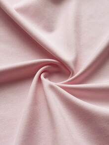 Sunnyshic 夏季粉色V领褶皱腰身不对称荷叶边下摆性感紧身连衣裙 - 粉色 - 查看 8