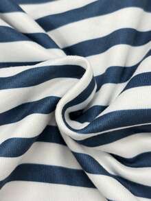 Resyla Women's Casual Slim Fit Striped T-Shirt/Summer - Multicolor - View 4